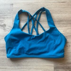 Lululemon Blue Free To Be Serene Bra
